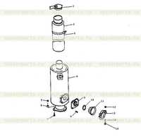 Выпускной коллектор в сборе Выпускной коллектор в сборе